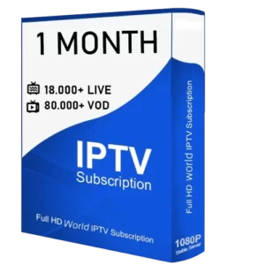 IPTV SUBSCRIPTION 1 MONTH